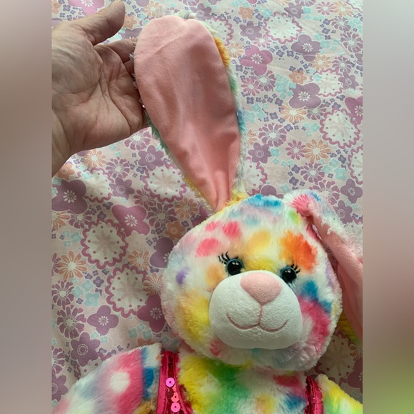 Vintage Build-a-bear plush rabbit with dress - Picture 2 of 9